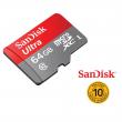 SanDisk Ultra 64GB UHS-I/Class 10 Micro SDXC Card With Adapter, Transfer Speed Up to 48MB/s