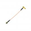 10cm RPSMA Plug to Right Angle RPSMA Jack Cable