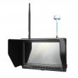 5.8G 32ch 8 Inch Dual Receiver FPV Monitor 800*600 Snow Screen Inbuilt DVR and Battery