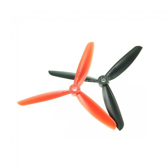2 Pair FC 5 x 4.5″ 5045 5045R 3-blade RC Multi-copter CW CCW Propeller 