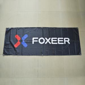 FOXEER Banner Polyester Fabric Easy Mounting Indoors and Outdoors